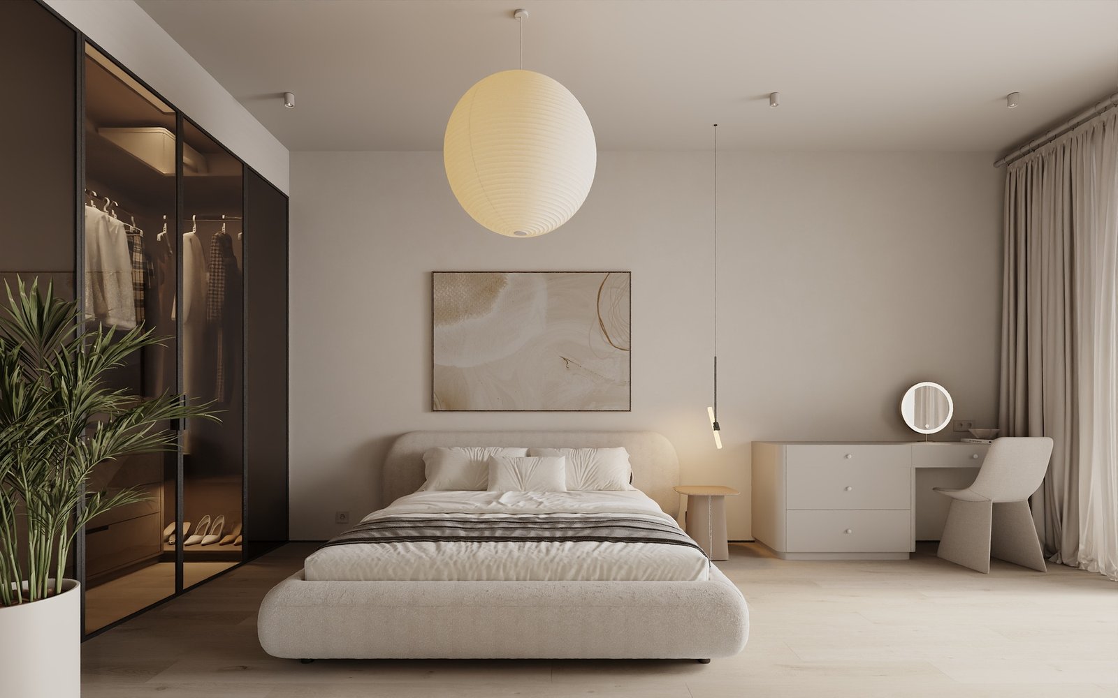 Спальня — ЖК Капитал, YURT Design Studio